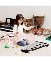 Skonyon 30 Notes Percussion with Practice Pad Mallets Sticks Stand