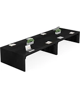 Tribesigns 19FT Conference Table, Large Rectangle Conference Room Table, Long Meeting Seminar Table Business Tables for 16-22 People (Six Tables)