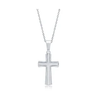 Simona Sterling Silver Cross Necklace