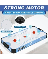 Inolait 40in Portable Air Hockey Game Table for Kids and Adults, Indoor Electric Game Table