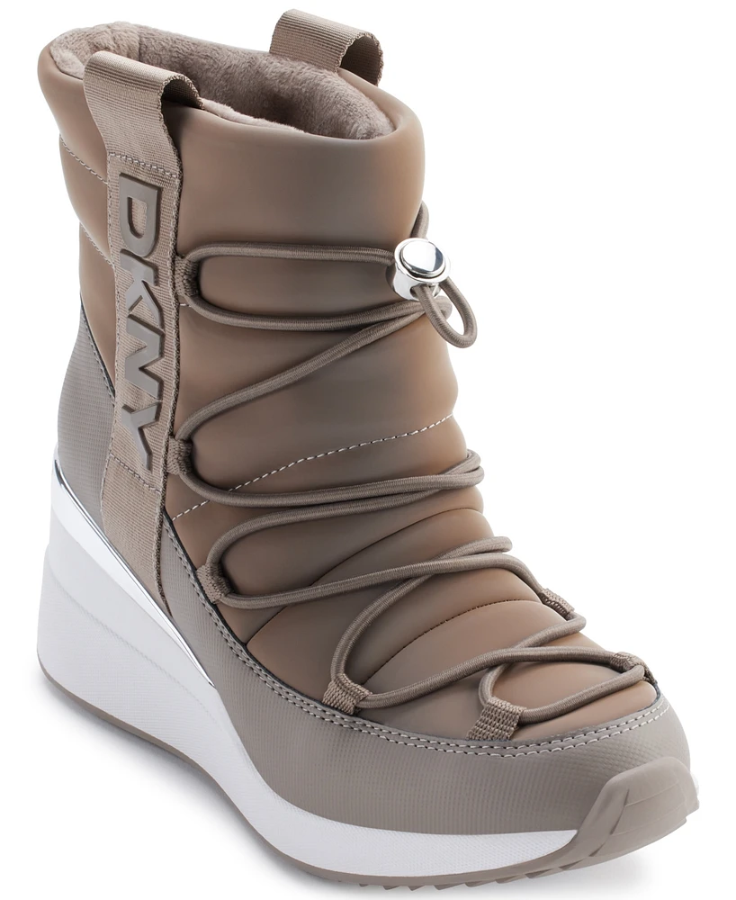 Dkny Women's Perla Wedge Winter Booties