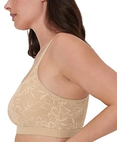 Bali Women's Breathe Lace-Overlay Bralette Dfcmbr