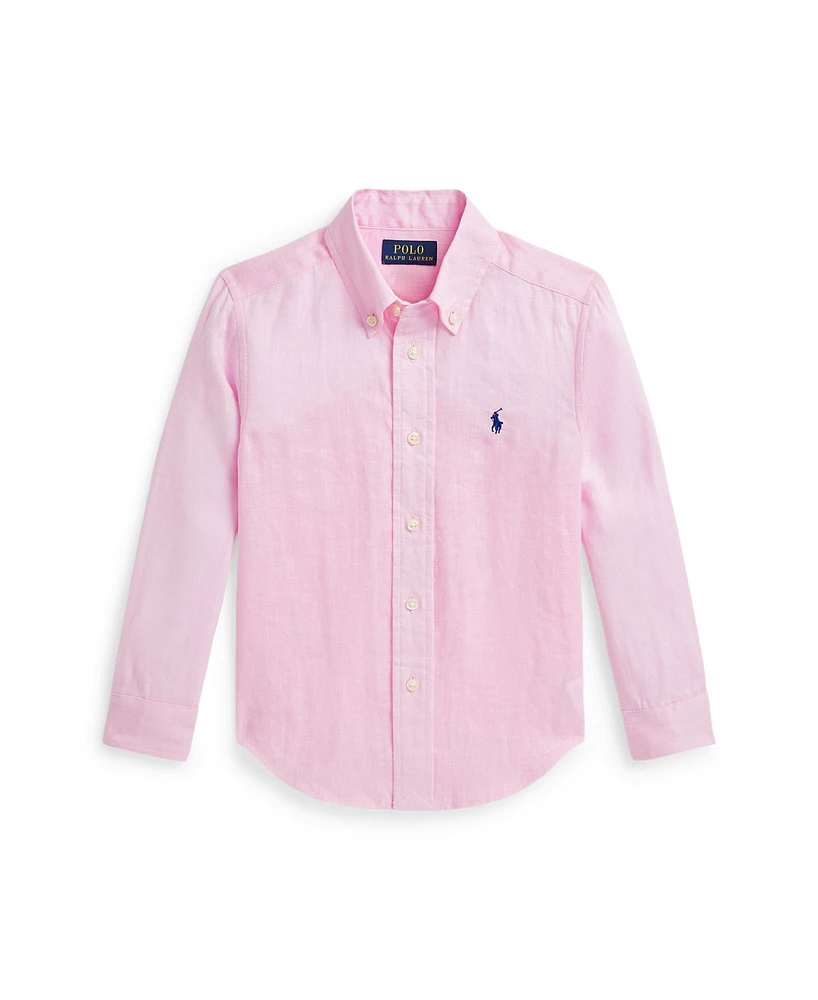 Polo Ralph Lauren Toddler and Little Boys Linen Shirt