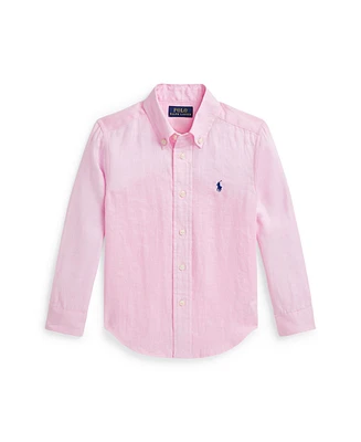 Polo Ralph Lauren Toddler and Little Boys Linen Shirt