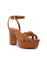 Schutz Women's Kareena Woven Platform Sandals