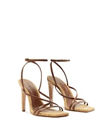 Schutz Women's Bari Square Toe Sandals