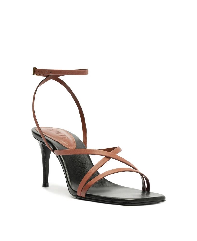 Schutz Women's Bari Mid Heel Sandals