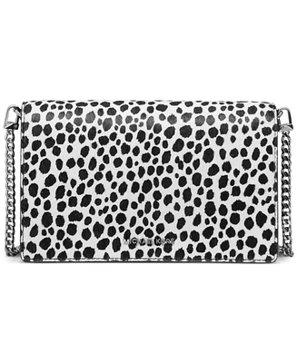 Michael Kors Jet Set Small Calf Hair Flap Chain Crossbody