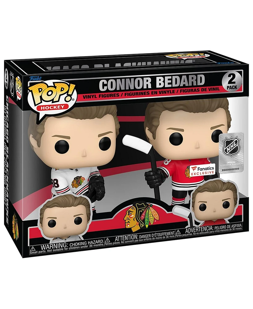 Funko Connor Bedard Chicago Blackhawks Fanatics Exclusive Two-Pack Vinyl Figure