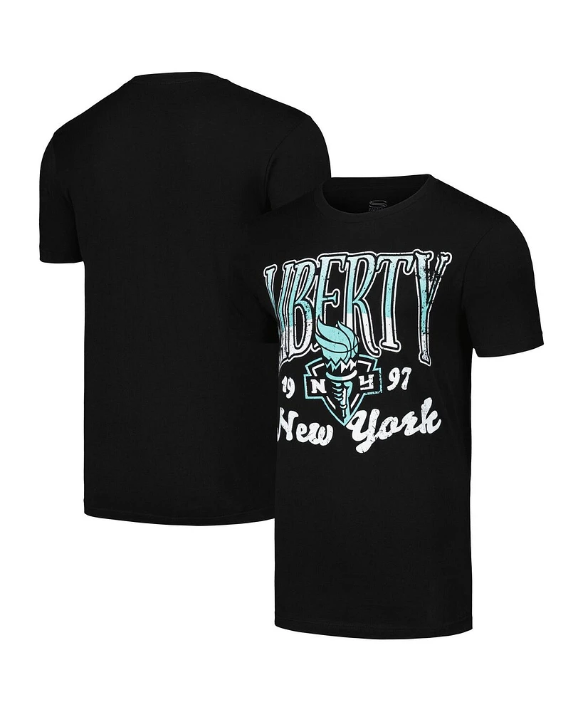 Stadium Essentials Men's and Women's Black New York Liberty Sky High T-Shirt