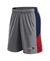 Fanatics Men's Gray New England Patriots Primary Logo Shorts