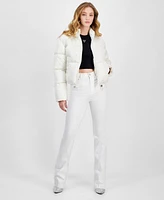 Guess Women's Antonia Strass Embellished Puffer Coat