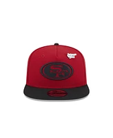 New Era Men's Scarlet San Francisco 49ers 2024 Inspire Change A-Frame 9FIFTY Snapback Hat