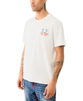 True Religion Men's Short Sleeve Crewneck Reaper Graphic T-Shirt