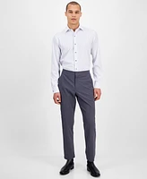 Alfani Men's Slim Fit Long Sleeve Button-Front Dash Diamond Print Shirt, Exclusively at Macy's