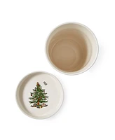 Spode Christmas Tree Polka Dot Wine Chiller Coaster Set