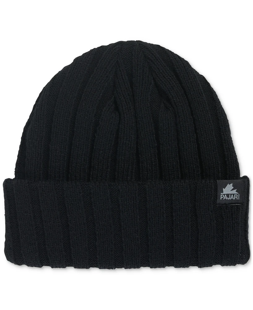 Pajar Men's Denman Ribbed-Knit Cuffed Beanie