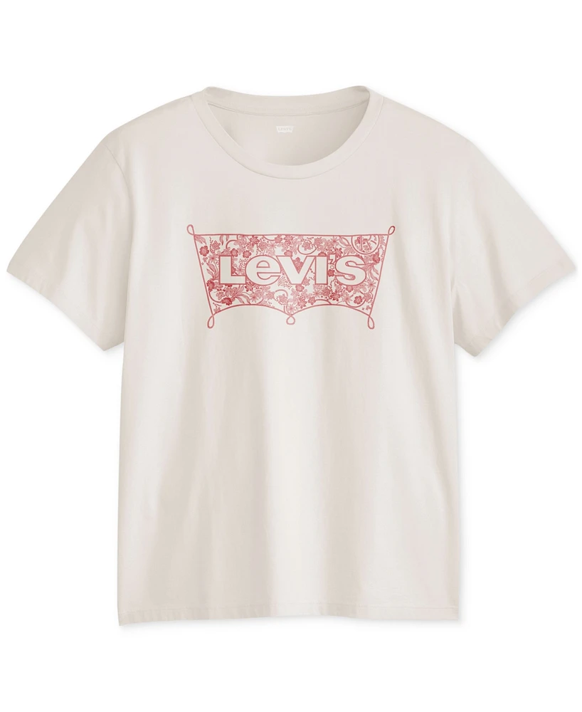 Levi's Plus Floral Logo Perfect T-Shirt