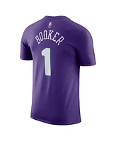 Nike Men's Purple Devin Booker Phoenix Suns 2024/25 City Edition Name Number T-Shirt