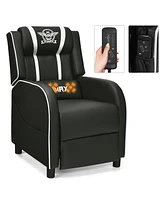 Gouun Massage Racing Gaming Single Recliner Chair