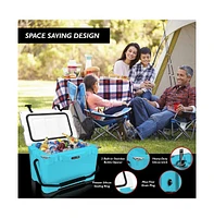 SereneLife 25-Quart Portable Cooler Box, Holds Up to 63 Cans