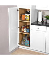 Florida Brands Pull Out Pantry Cabinet Organizer with Chrome Finish 21 x In