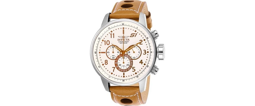 Invicta Men's 25725 S1 Rally Quartz Chronograph Ivory Dial Watch