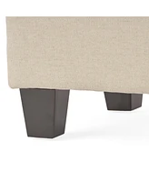 The Pop Home Contemporary Upholstered Ottoman, Footrest & Accent Furniture for Living Room, Bedroom Office-The