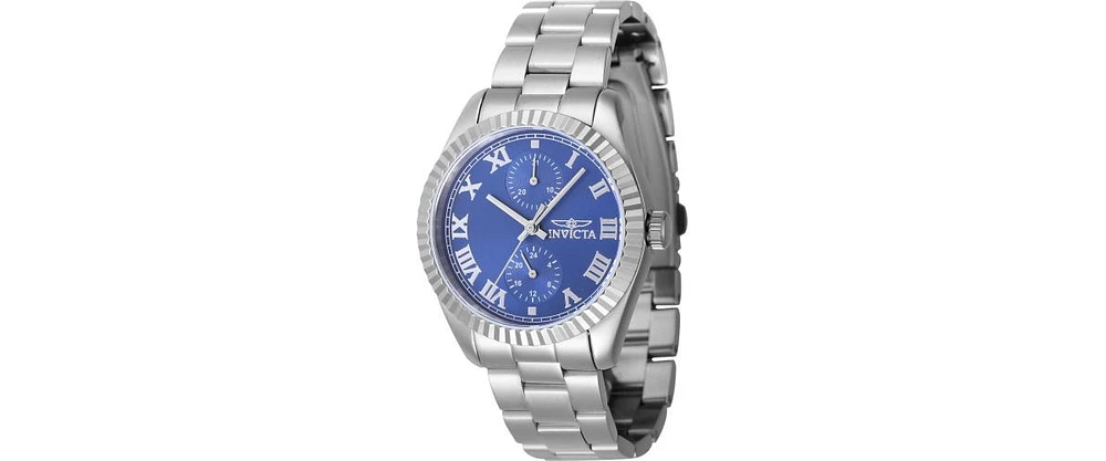 Invicta Women's 47437 Specialty Quartz Multifunction Blue Dial Watch