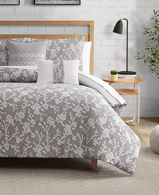Lucky Brand Fiora Floral 5-Pc. Comforter Set, King