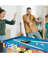 Gouun 12-in-1 Combo Game Table Set with Foosball Air Hockey Pool Chess and Ping Pong