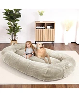 gaomon Dog Bed for People Adults, 71"x48"x14" Giant Pet Bed for Humans