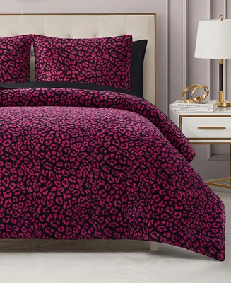 Juicy Couture Cheetah Feathered 2-Pc. Comforter Set, Twin/Twin Xl