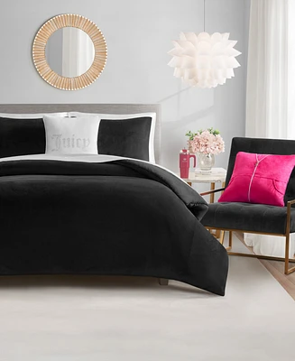 Juicy Couture Velour 5-Pc. Comforter Set, Full/Queen