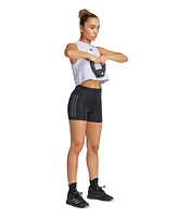 Adidas Women's Power Boxy 3-Stripes Tank Top
