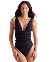 Mimi Flamingo Women's Sonny Ruffled One-Piece Swimsuit