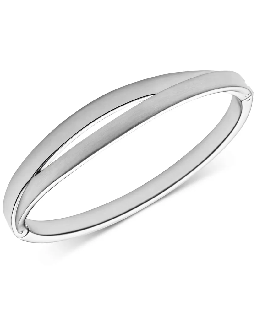 Skagen Women's Kariana Silver-Tone Bangle Bracelet