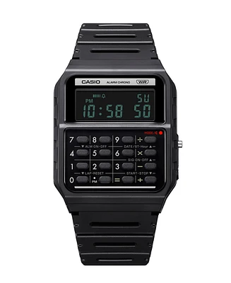 Casio Unisex Digital Calculator Resin Strap Watch 34mm