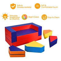 Gouun 4-in-1 Crawl Climb Foam Shapes Toddler Kids Playset