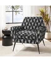 Hulala Home Lorenz Modern Armchair with Metal Legs