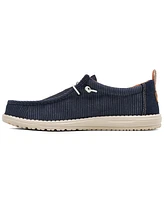 Hey Dude Men's Wally Hickory Denim Slip-On Casual Moccasin Sneakers from Finish Line