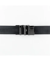 Kenneth Cole Reaction Men's Exact System Track Lock Carbon Texture Belt