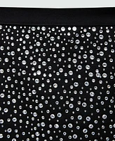 Mango Women's Rhinestones Detail Midi Skirt