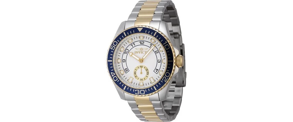 Invicta Men's 47127 Pro Diver Quartz Multifunction White Dial Watch