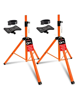 5 Core Speaker Stand Tripod Heavy Duty Adjustable Up to 72 Inch Dj Studio Monitor Stands Pole Mount