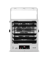 Newair Hardwired 240v Electric Workshop Garage Heater 10,000W Powerful Fan-Forced Rapid Heat for Ceiling, Wall or Counter Mount,Heats up to 1605 sq.ft