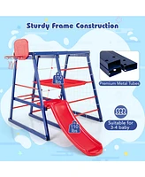 Gouun 7-In-1 Metal Toddler Climbing Toys for 3-7 Years Old