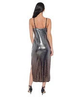 Bebe Women's Ombre Sequin Maxi Slip Dress