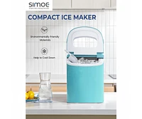 Mini Portable Electric Ice Maker Machine with Ice Scoop