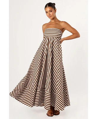 Petal and Pup Women's Bowie Strapless Maxi Dress